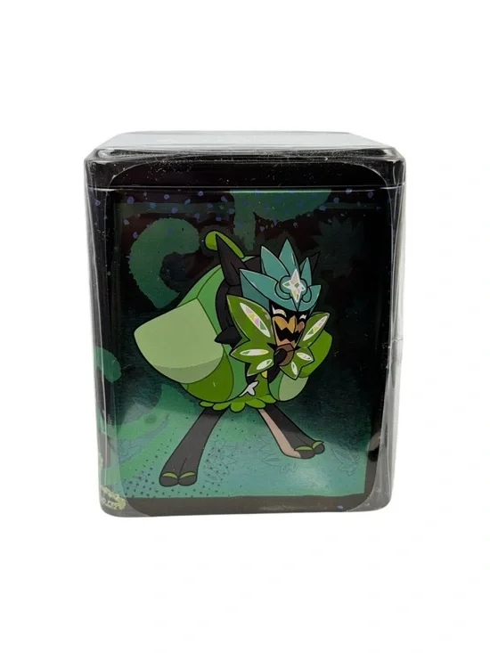 Pokémon TCG Eldegoss & Grimmsnarl Stacking Black Tin Square Sealed New - Picture 4 of 9